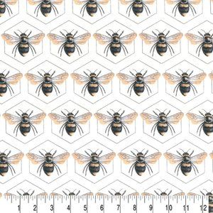 1 ½ yd Premium Quilt Bees Cotton Fabric Bee Fabric Quilt Fabric